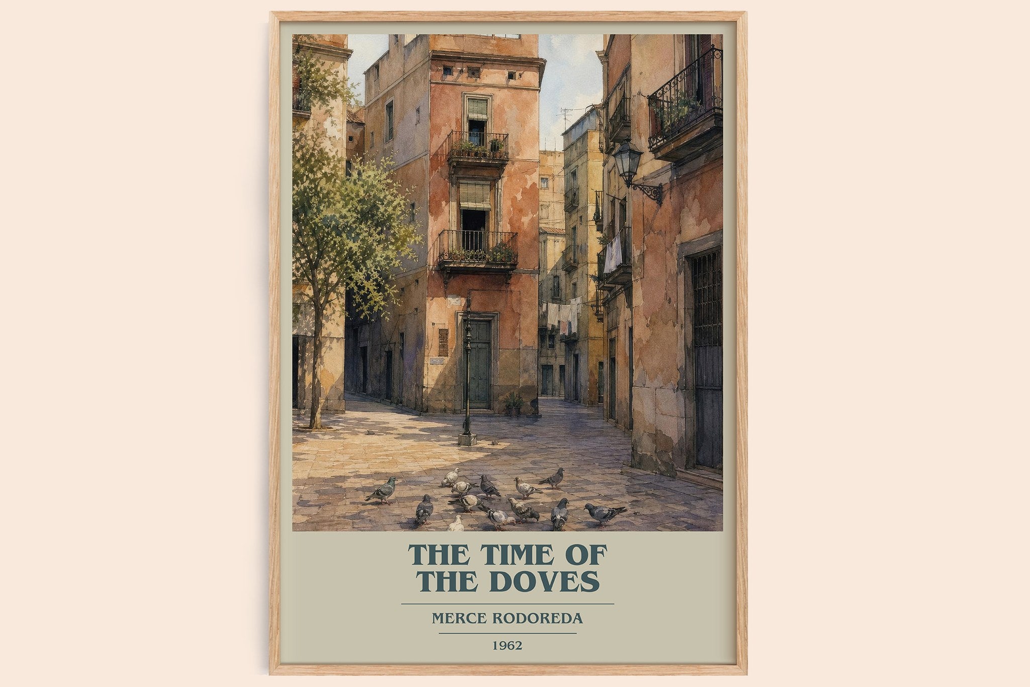 The Time Of The Doves Book Cover Poster by Merce Rodoreda