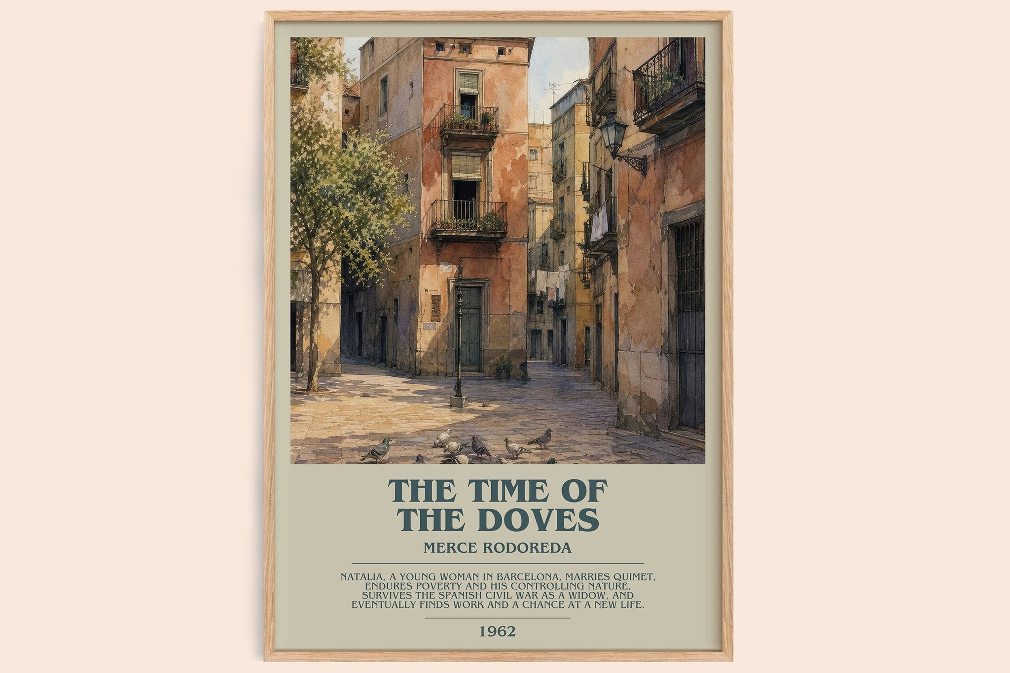 The Time Of The Doves Bookish Wall Art by Merce Rodoreda