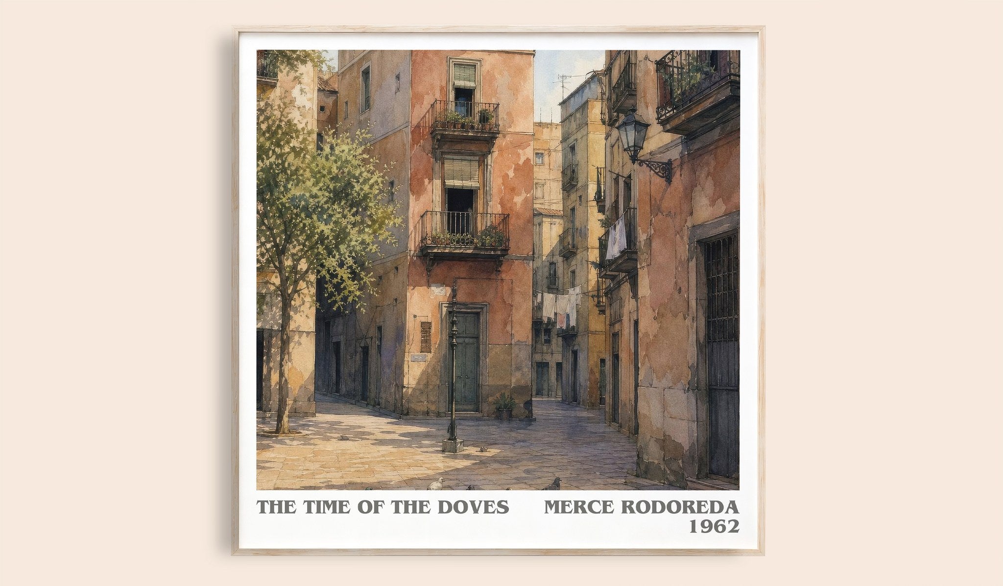 The Time Of The Doves Literary Art Print by Merce Rodoreda