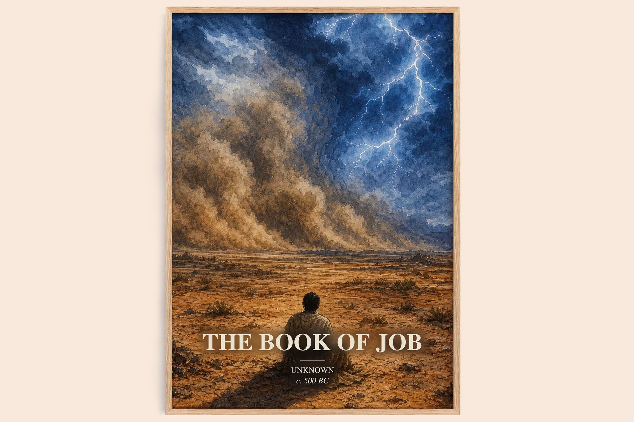 The Book of Job Book Watercolour Illustration by Unknown