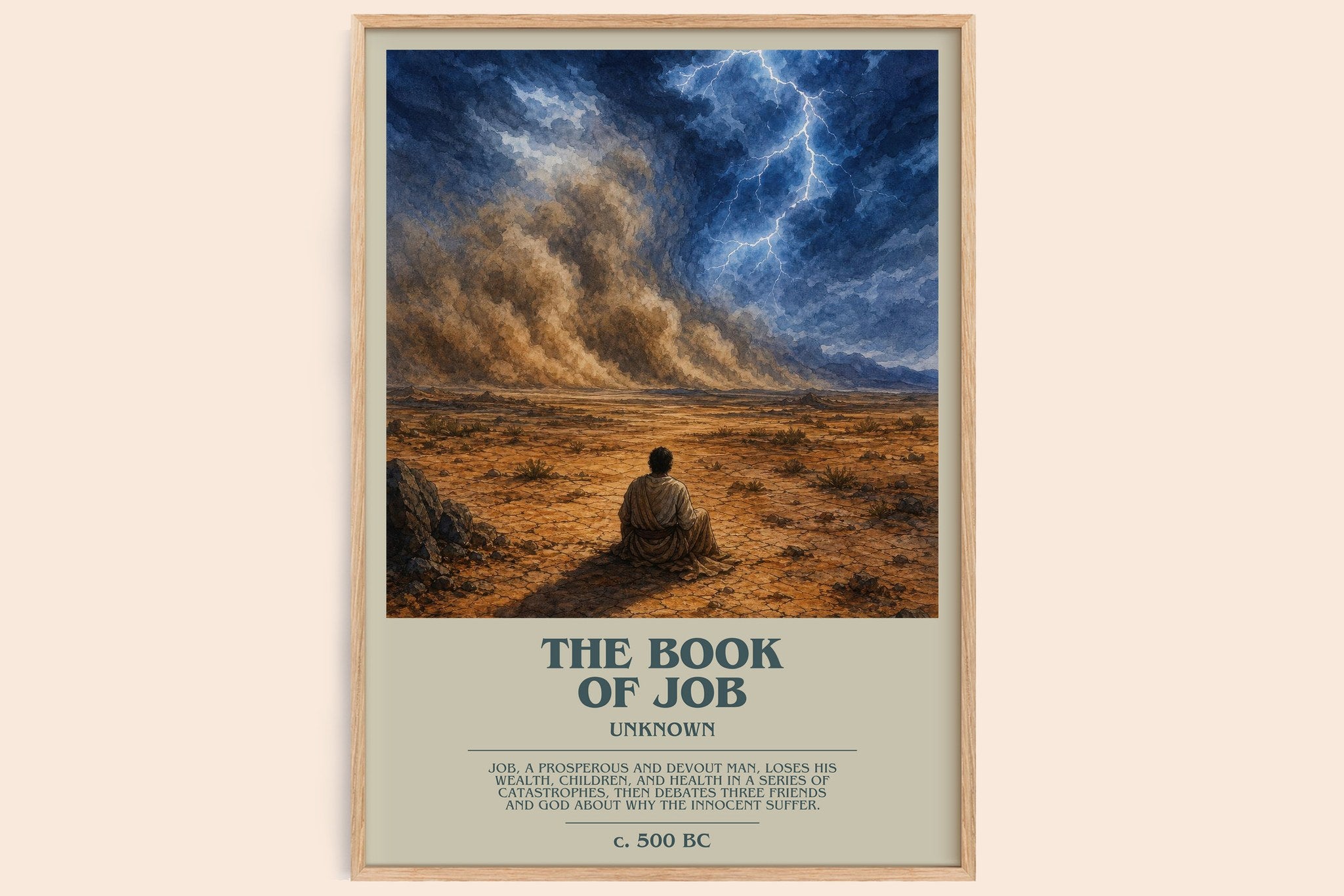 The Book of Job Bookish Wall Art by Unknown