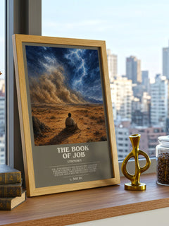 The Book of Job bookish poster colour and style options – Unknown book art