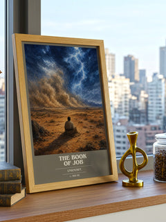 The Book of Job book cover poster colour and style options – Unknown book art