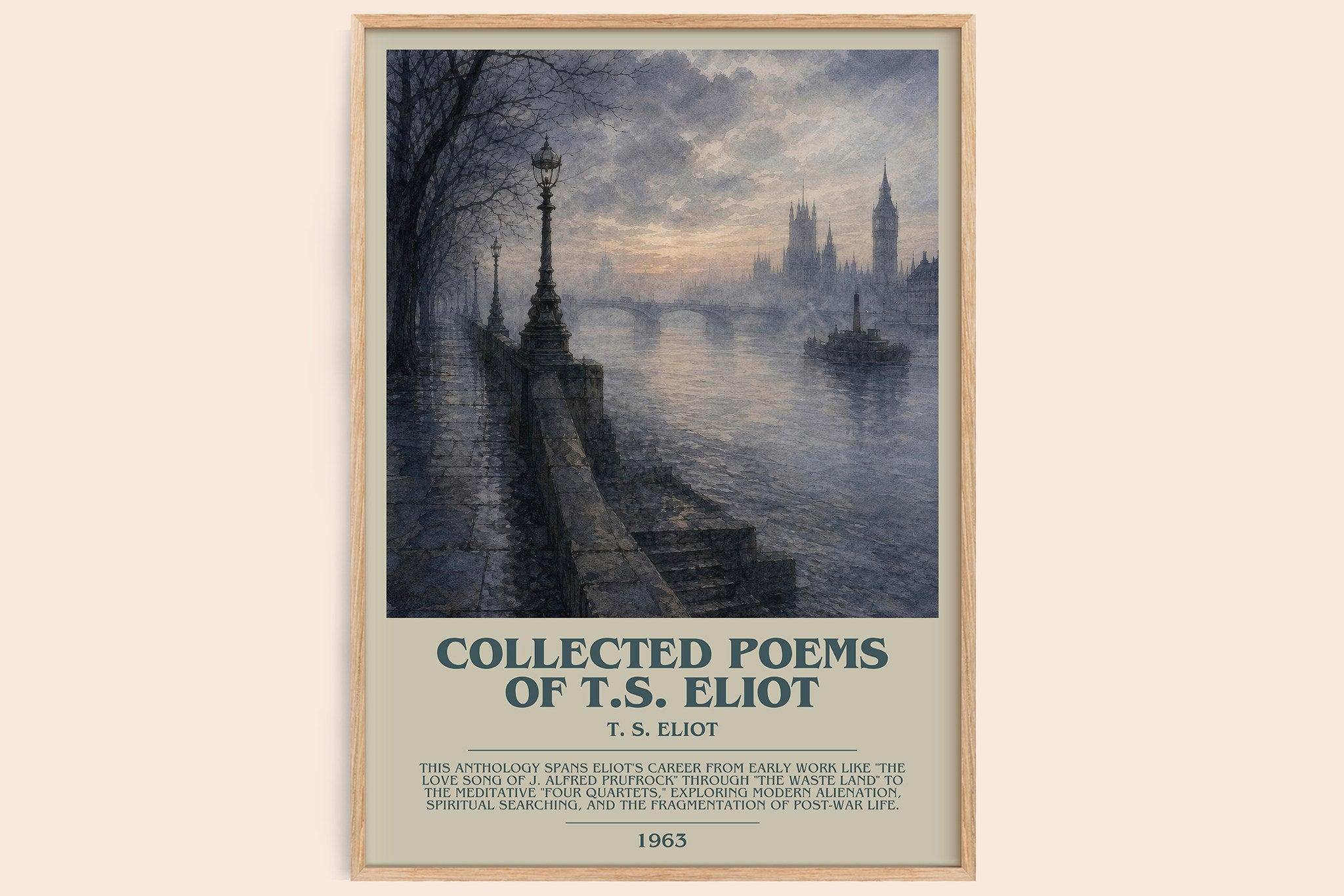 Collected Poems of T.S. Eliot Bookish Wall Art by T. S. Eliot