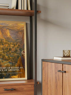 The History of Rasselas, Prince of Abissinia book watercolour illustration paper finish options – matte satin gloss