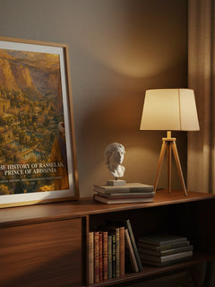 The History of Rasselas, Prince of Abissinia watercolour print on bookshelf – Samuel Johnson, Abraham Raimbach, Robert