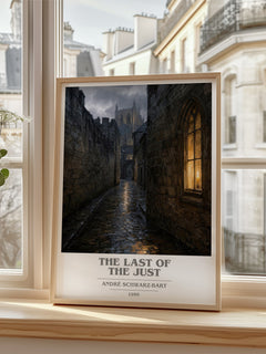 The Last Of The Just book cover poster colour and style options – André Schwarz-Bart book art