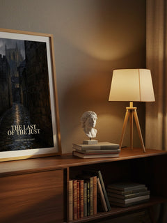 The Last Of The Just watercolour print on bookshelf – André Schwarz-Bart fan gift