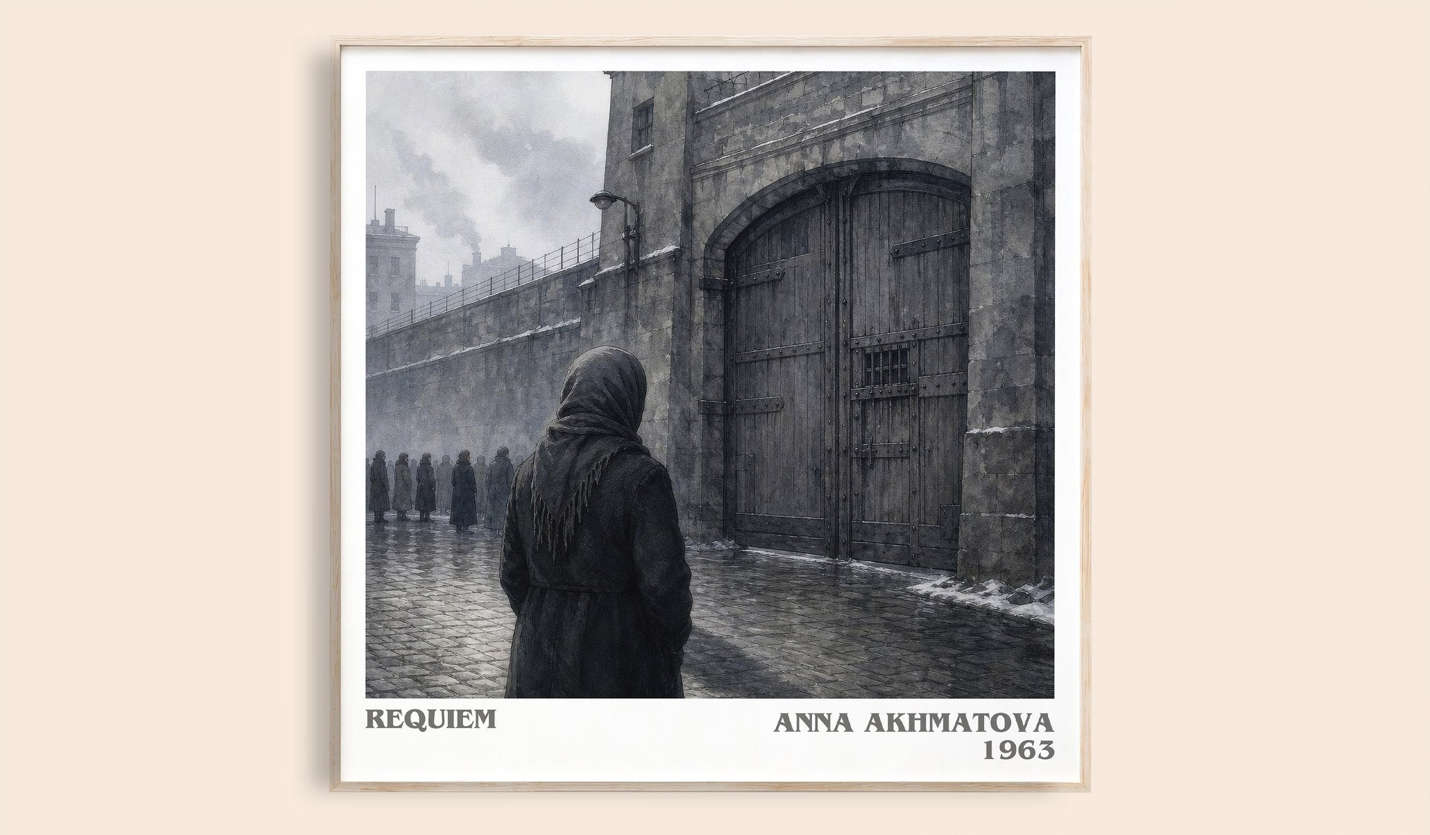 Requiem Literary Art Print by Anna Akhmatova