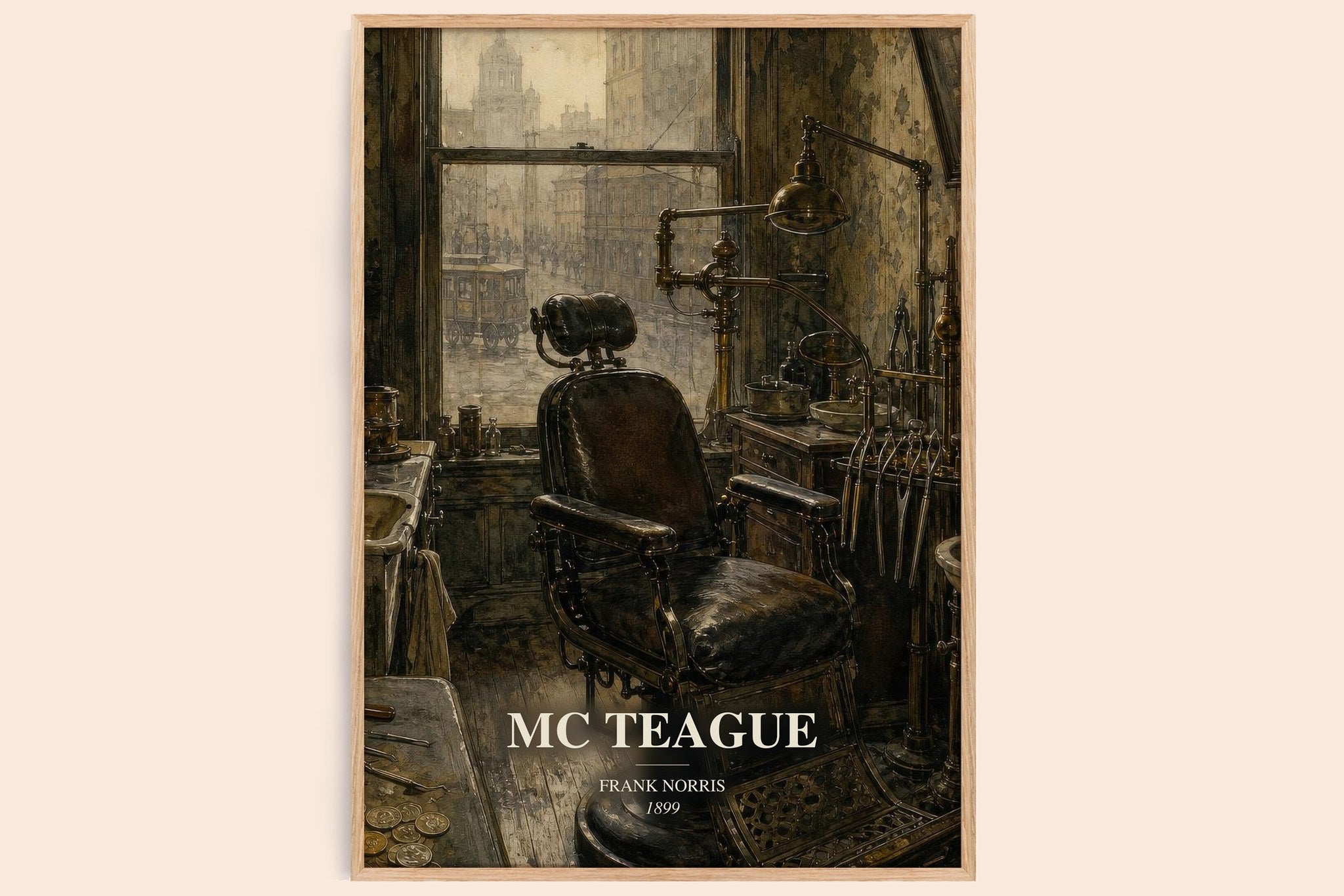 Mc Teague Book Watercolour Illustration by Frank Norris