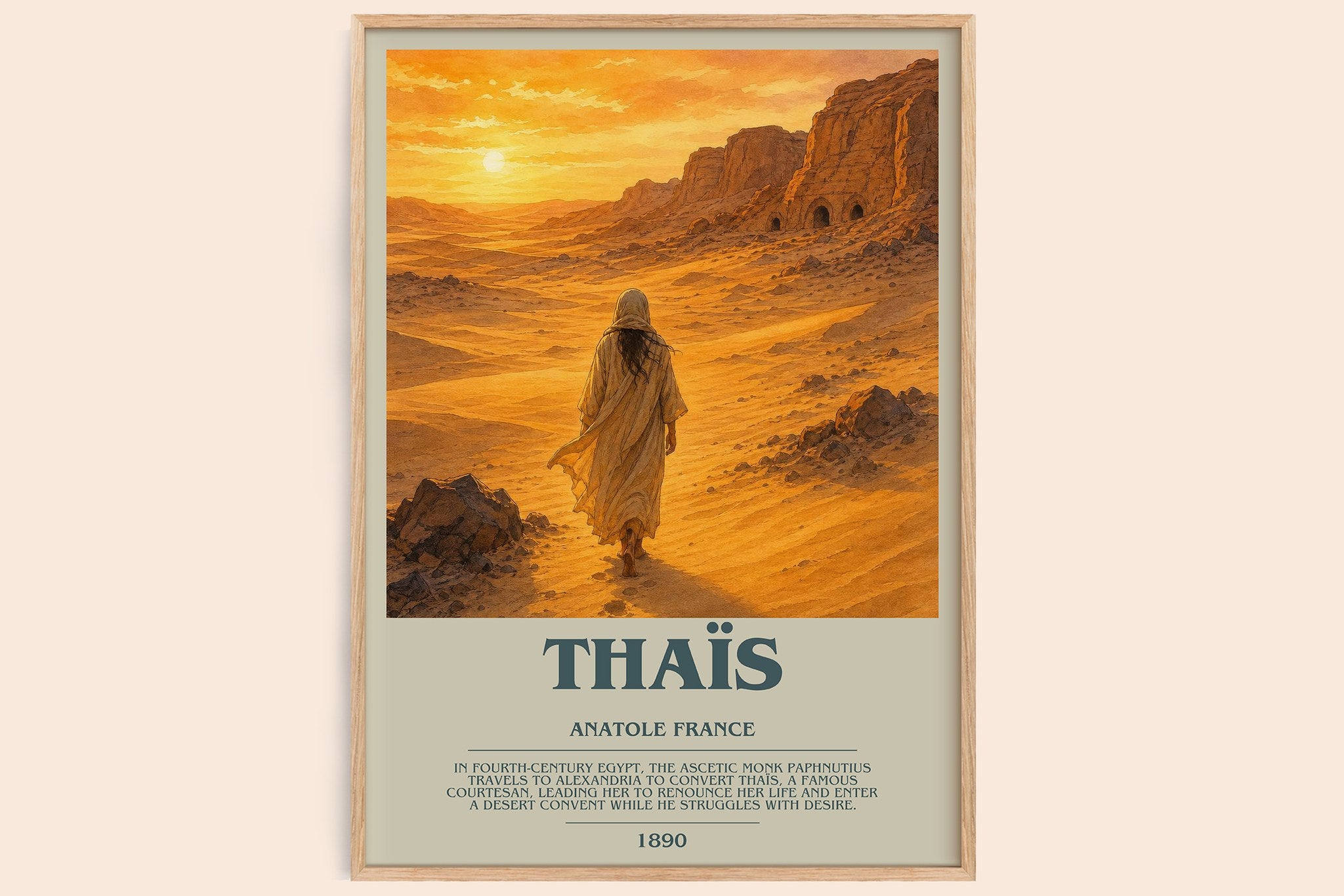 Thaïs Bookish Wall Art by Anatole France