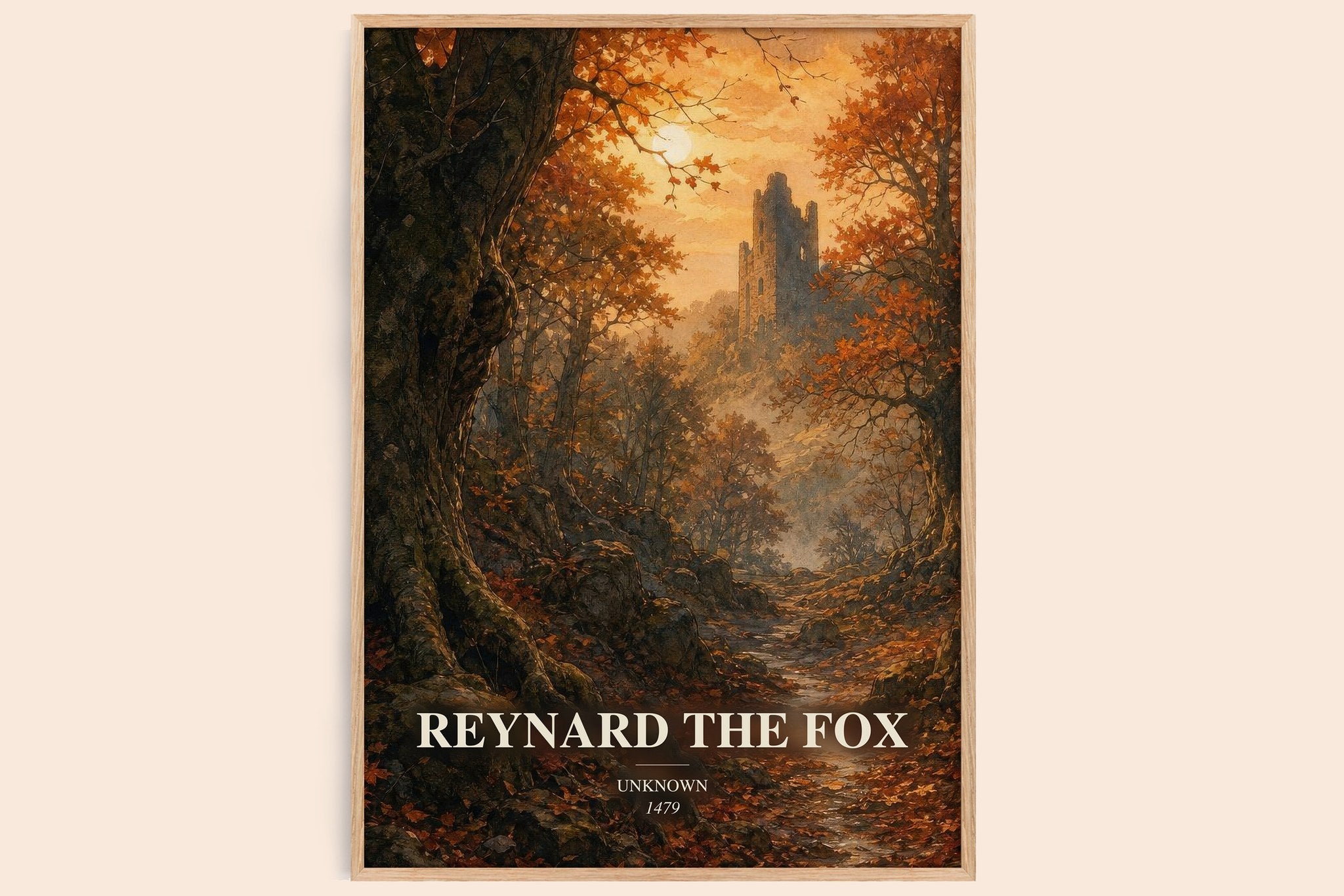 Reynard the Fox Book Watercolour Illustration by Unknown