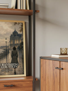 The Ravishing of Lol Stein book watercolour illustration paper finish options – matte satin gloss