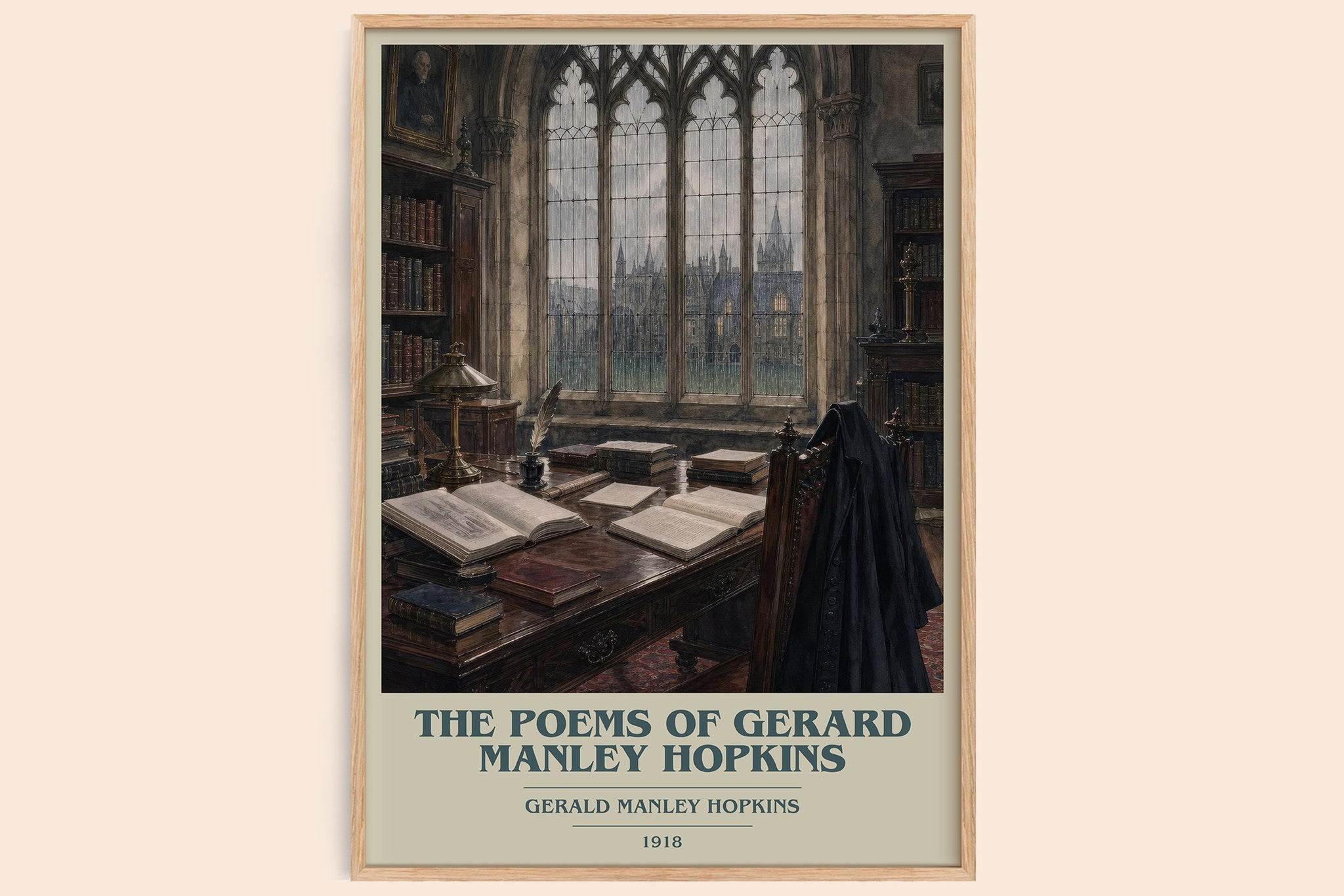 Poems Of Gerard Manley Hopkins Book Cover Poster by G. Hopkins