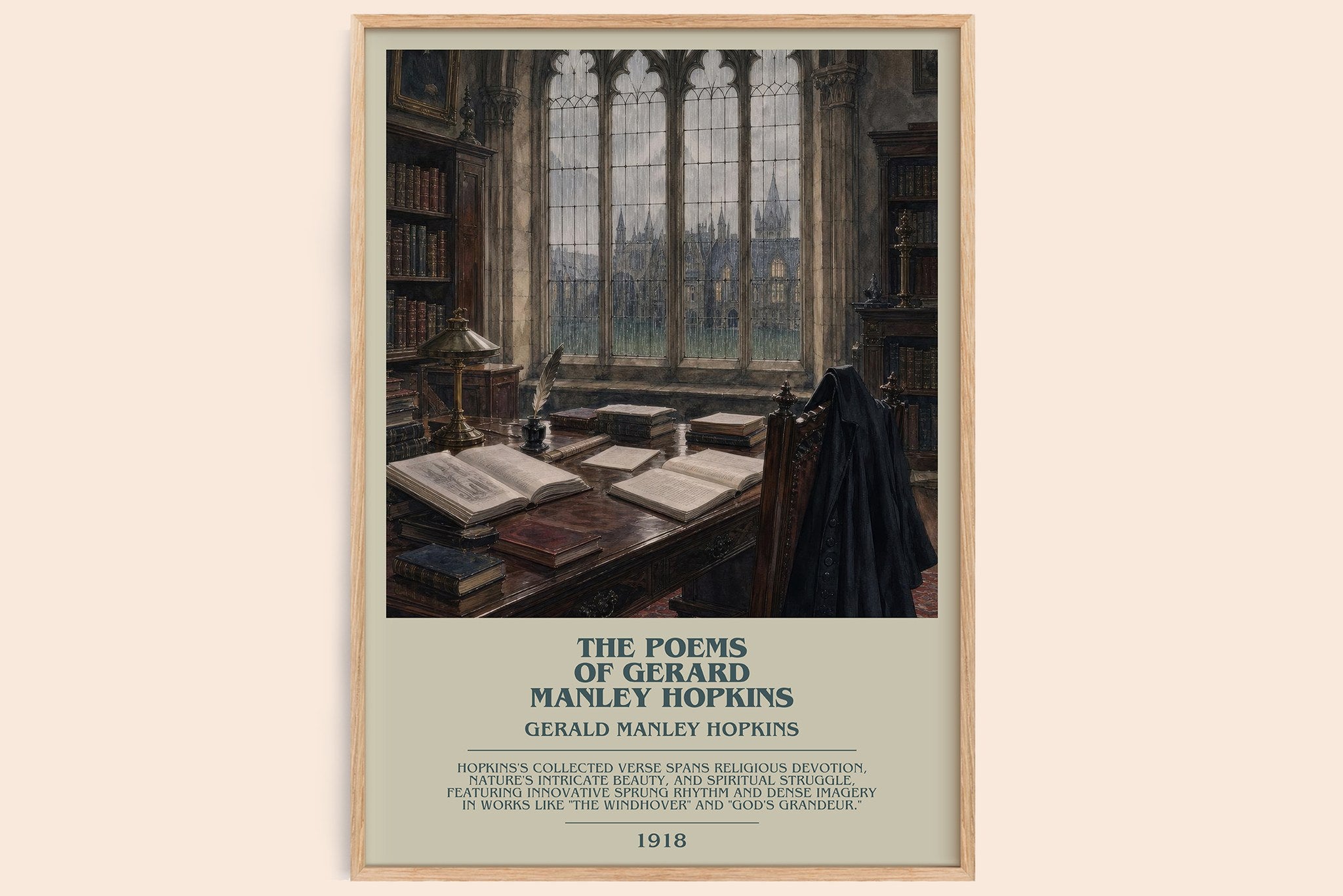 Poems Of Gerard Manley Hopkins Bookish Wall Art by G. Hopkins