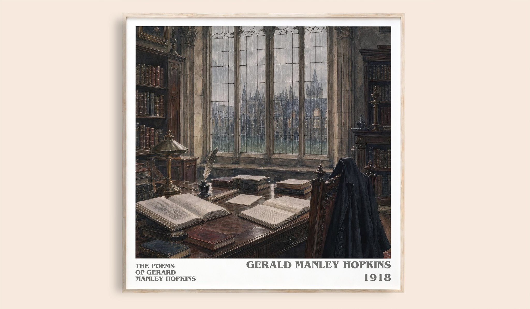 Poems Of Gerard Manley Hopkins Literary Art Print by G. Hopkins
