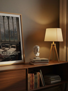 The Poems Of Gerard Manley Hopkins watercolour print on bookshelf – Gerald Manley Hopkins fan gift