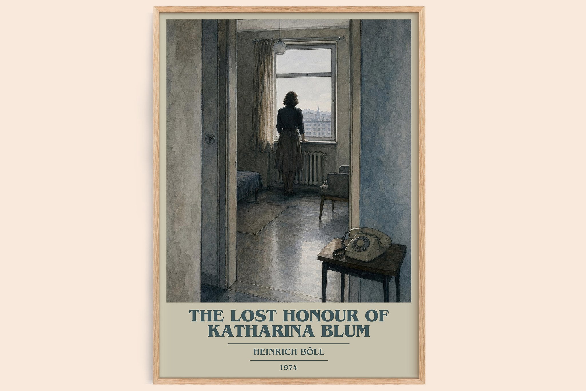 The Lost Honour of Katharina Blum Book Cover Poster by Heinrich Böll