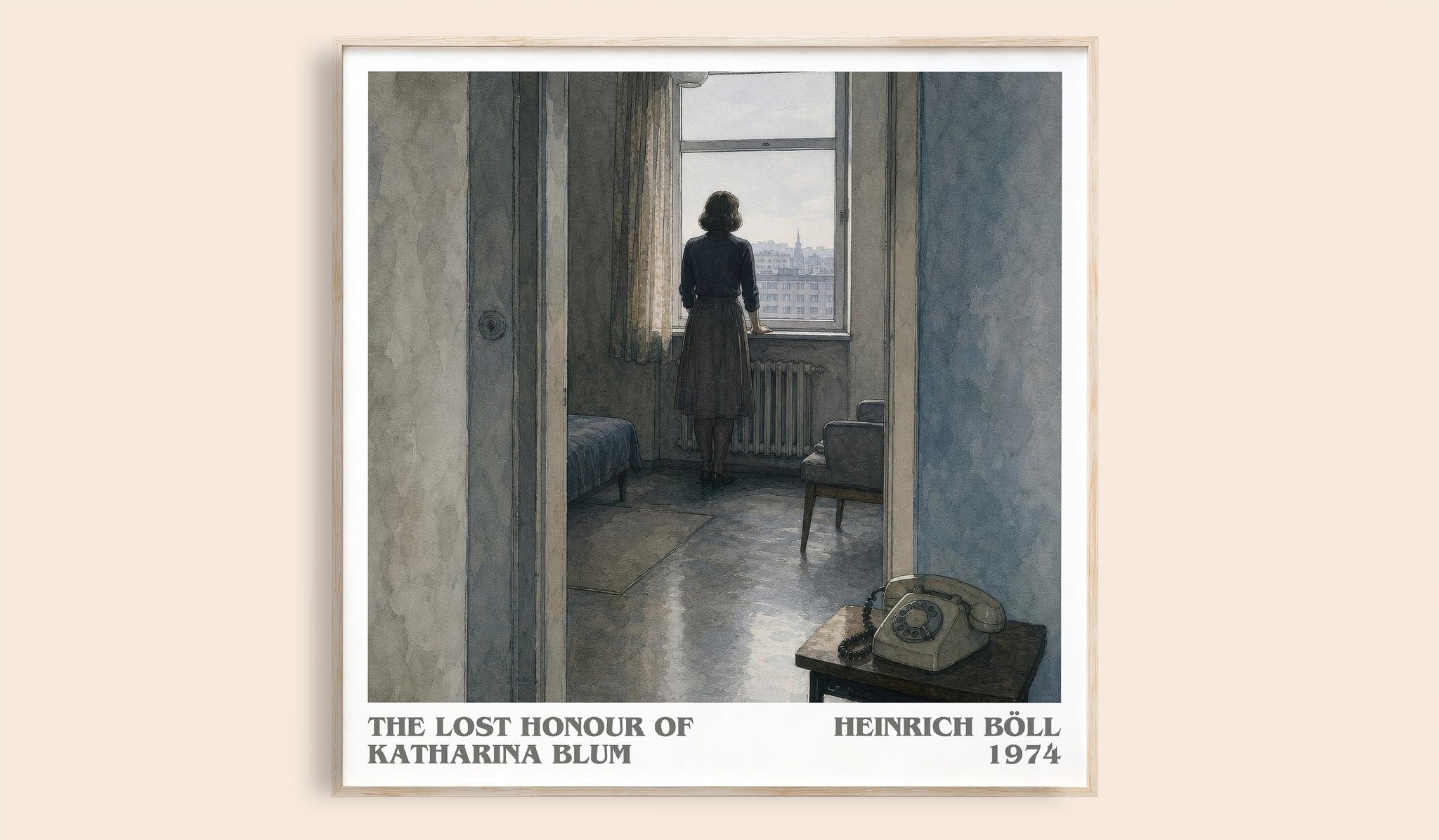 The Lost Honour of Katharina Blum Literary Art Print by Heinrich Böll