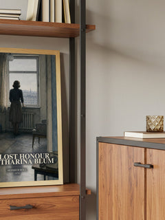The Lost Honour of Katharina Blum book watercolour illustration paper finish options – matte satin gloss