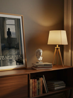 The Lost Honour of Katharina Blum watercolour print on bookshelf – Heinrich Böll fan gift