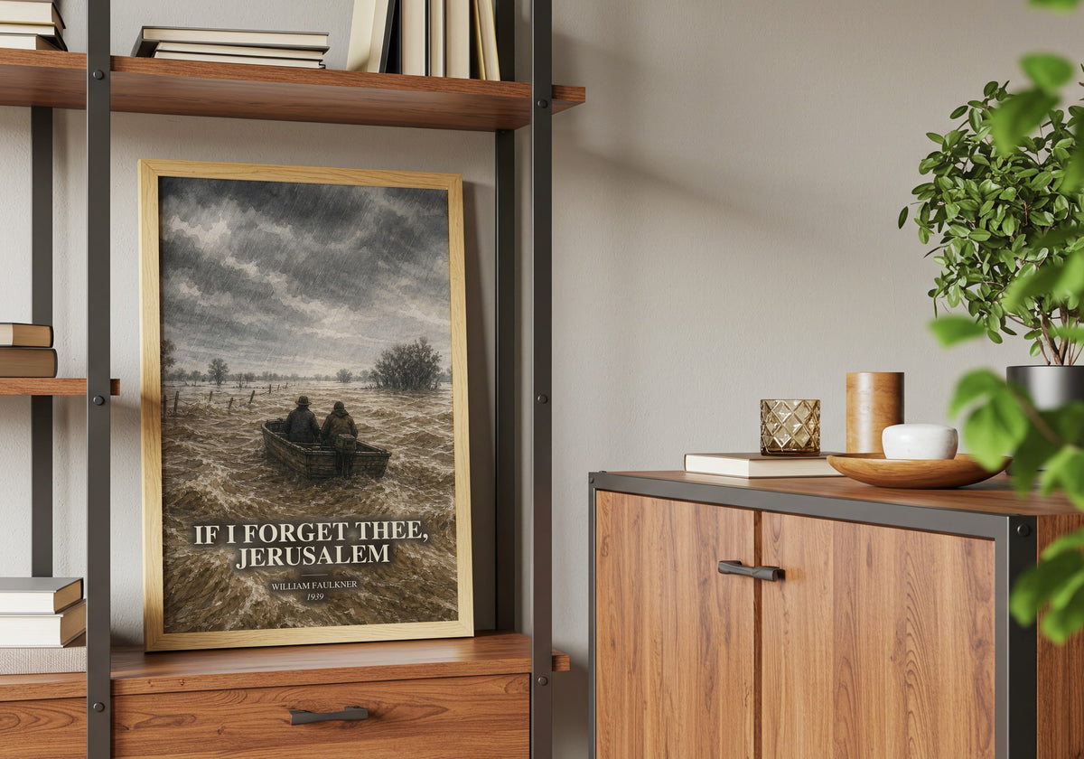 If I Forget Thee, Jerusalem book watercolour illustration paper finish options – matte satin gloss