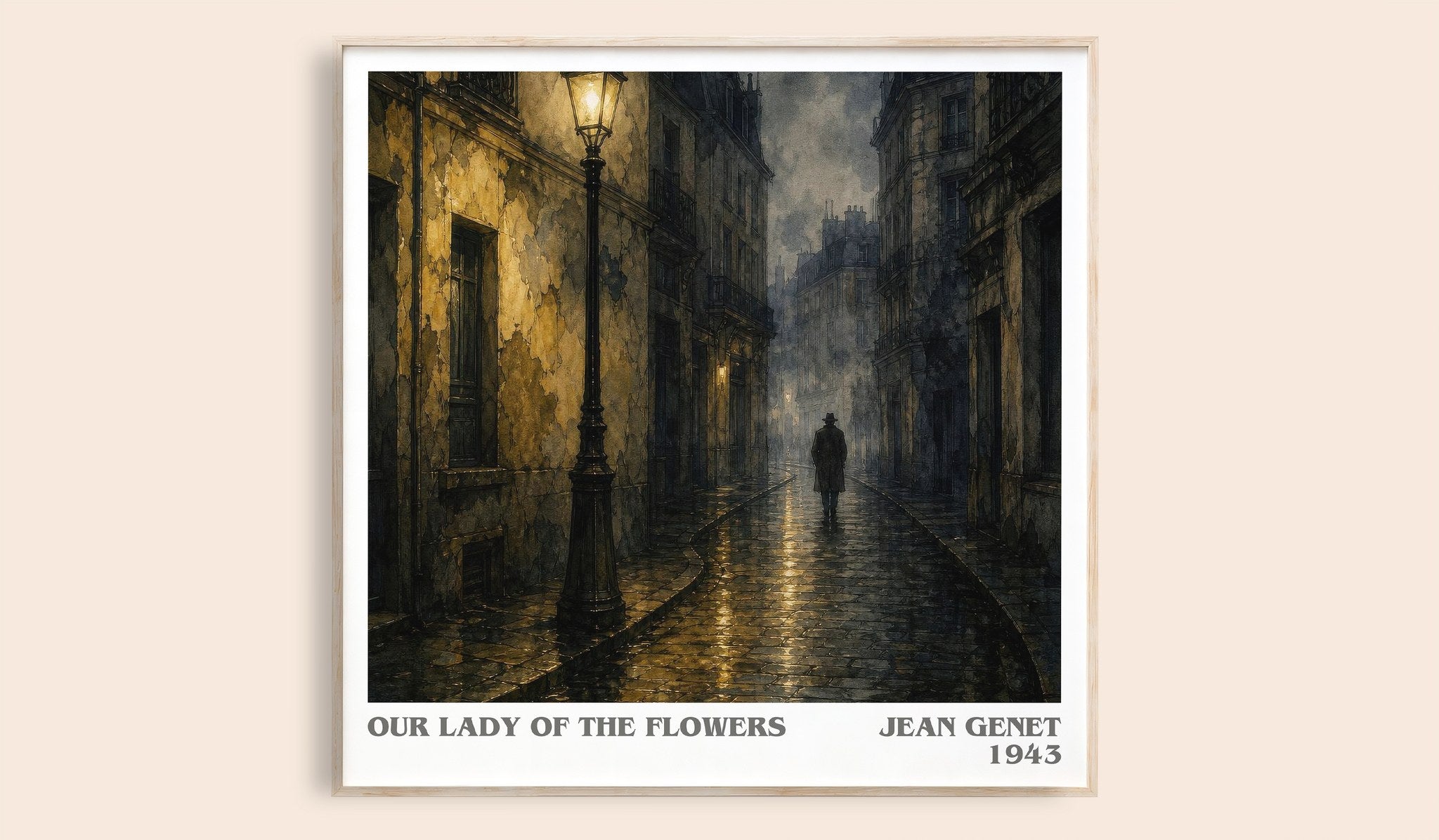 Our Lady of the Flowers Literary Art Print by Jean Genet