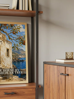 The House by the Medlar Tree book watercolour illustration paper finish options – matte satin gloss