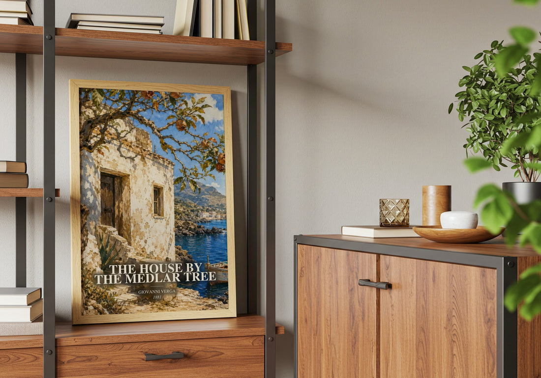 The House by the Medlar Tree book watercolour illustration paper finish options – matte satin gloss