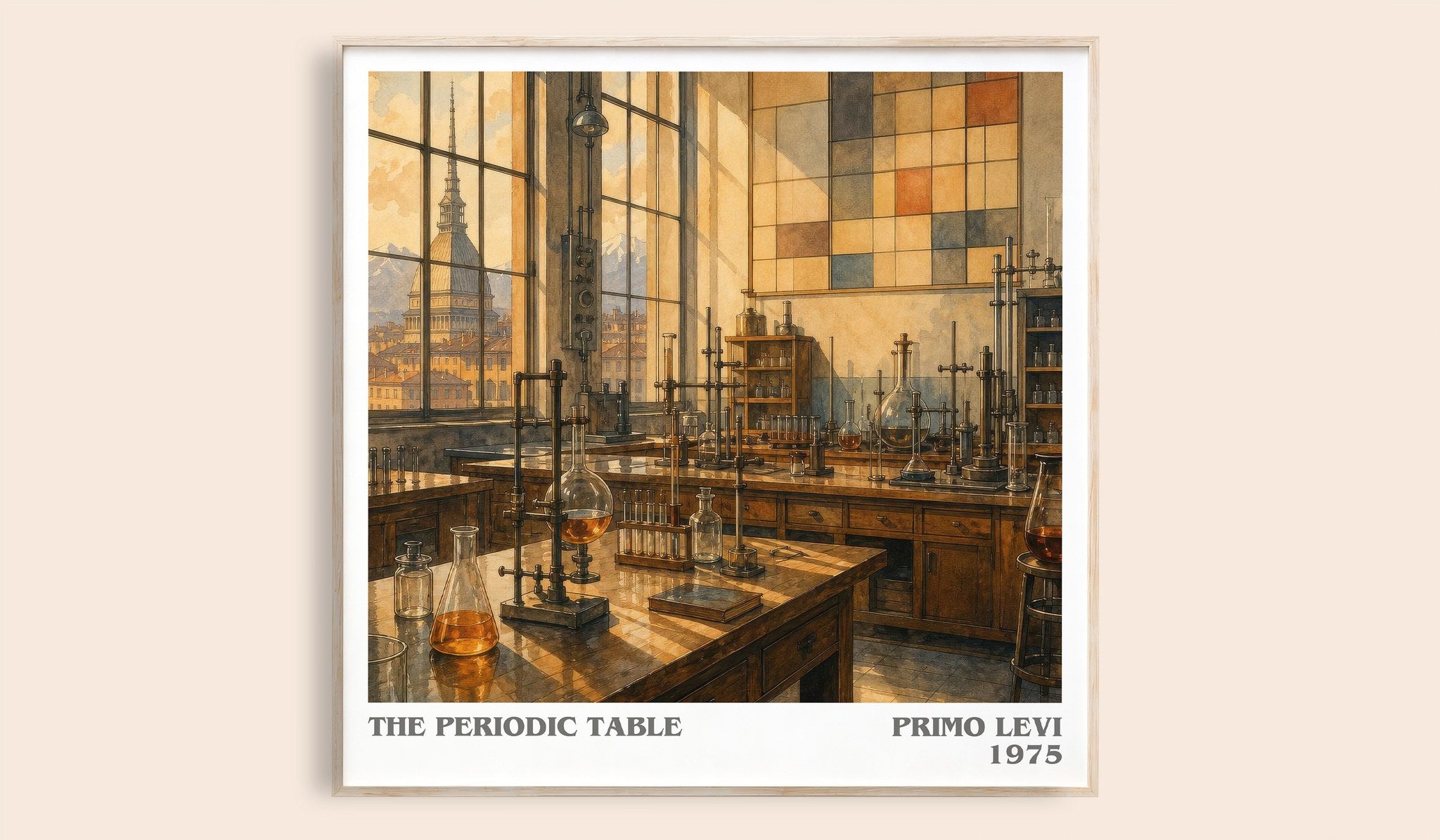 The Periodic Table Literary Art Print by Primo Levi