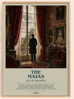 The Maias Bookish Wall Art by Eça de Queirós – framed poster