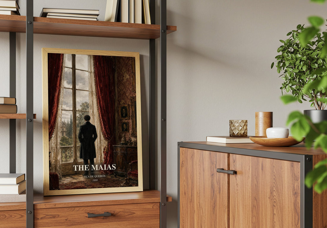 The Maias book watercolour illustration paper finish options – matte satin gloss
