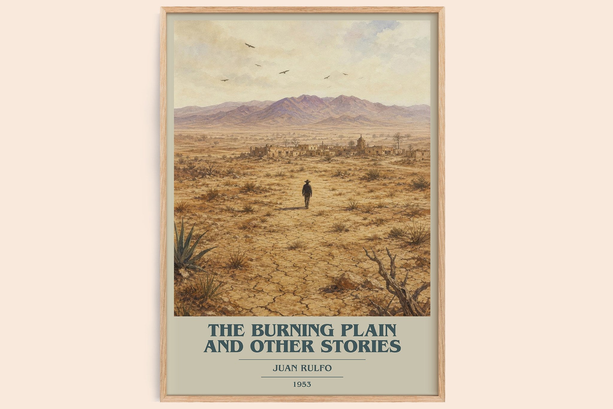 The Burning Plain and Other Stories Book Cover Poster by Juan Rulfo