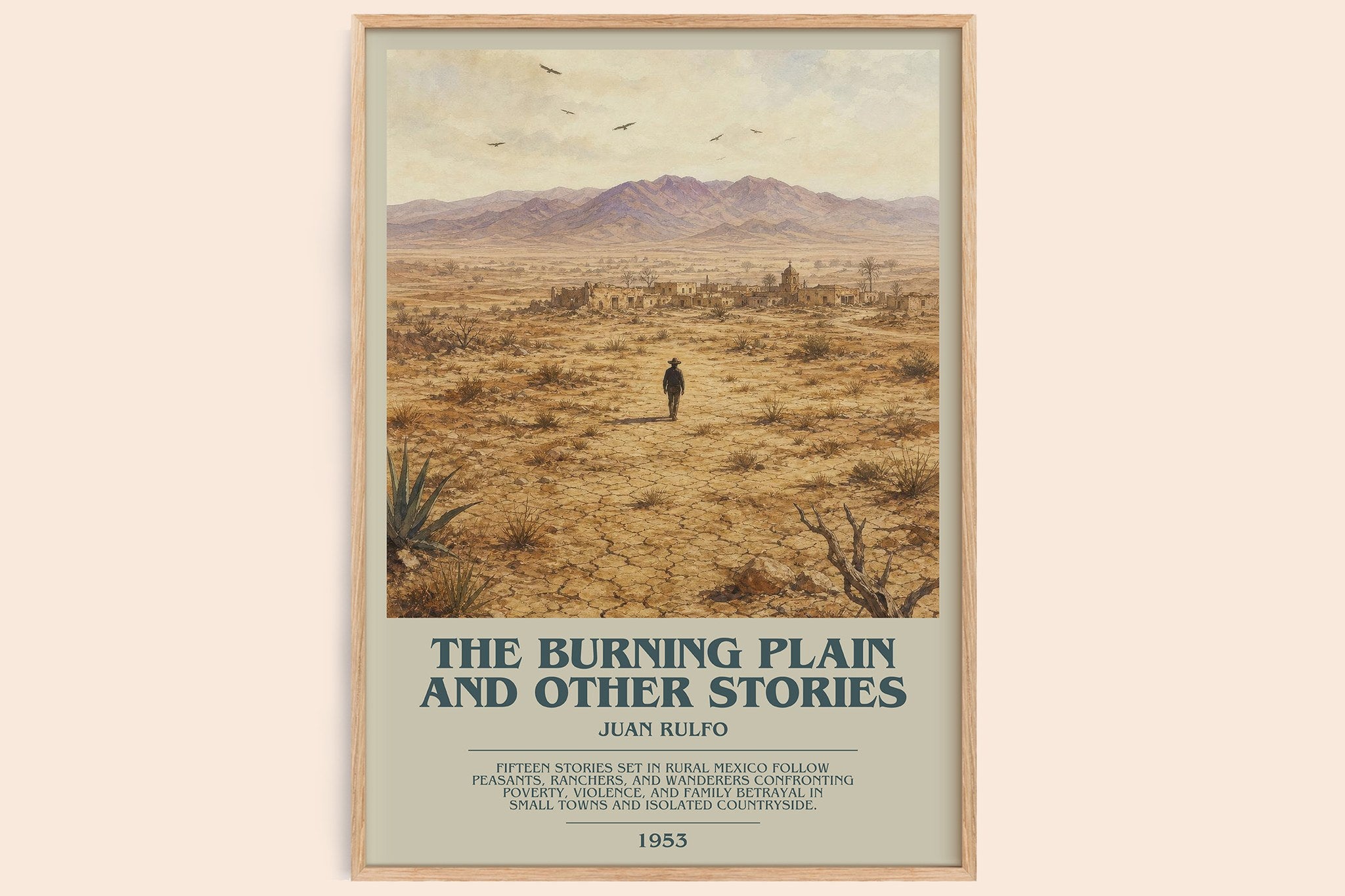 The Burning Plain and Other Stories Bookish Wall Art by Juan Rulfo