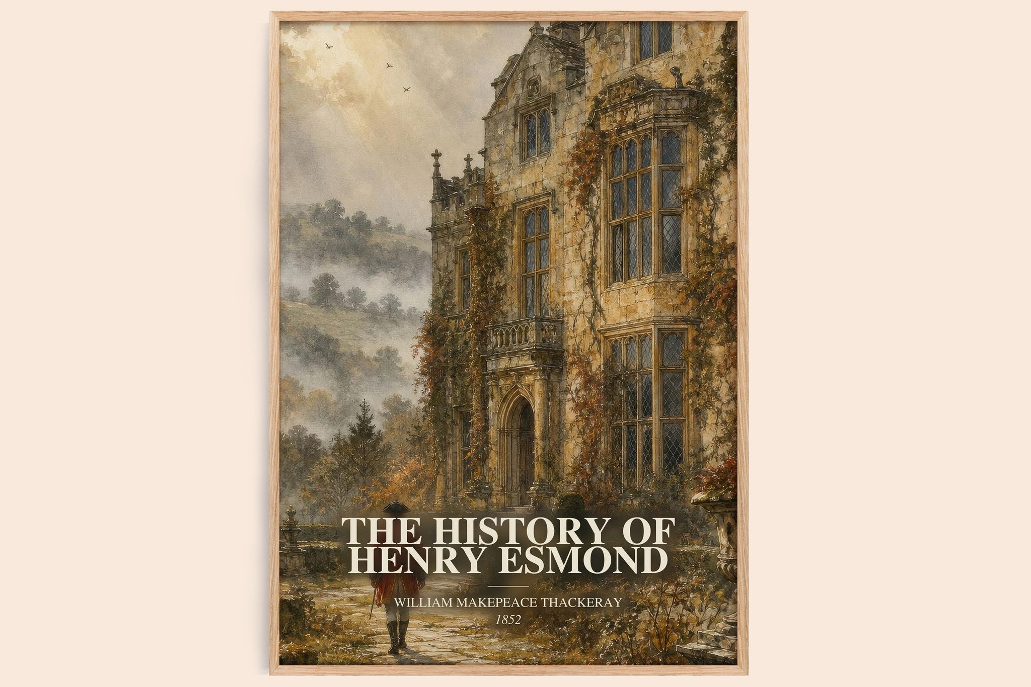 History Of Henry Esmond Book Watercolour Illustration by W. Thackeray