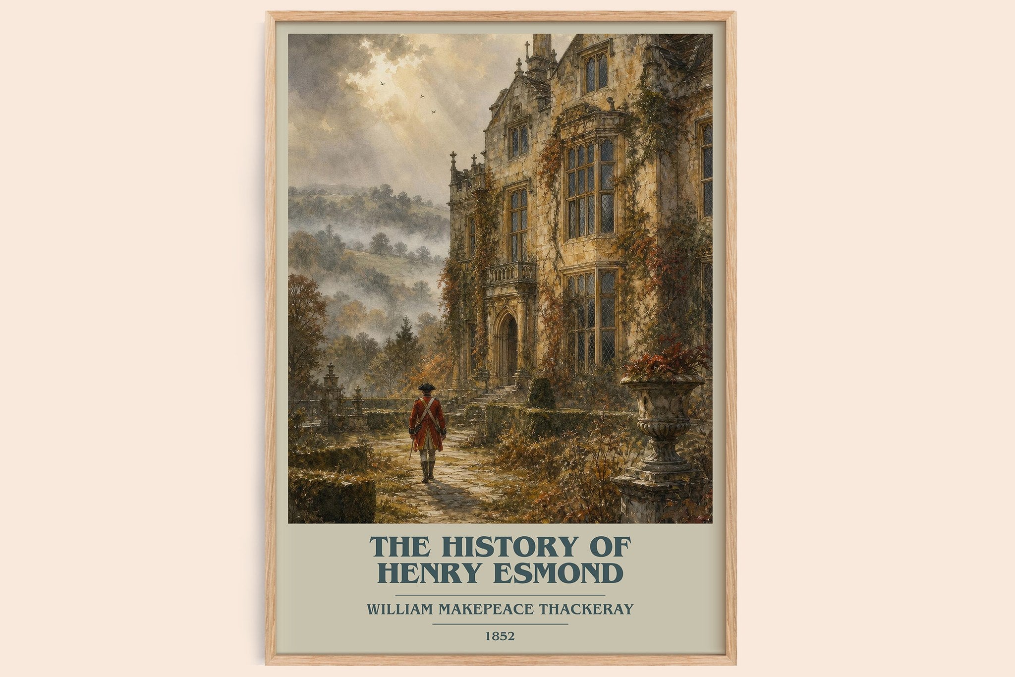 History Of Henry Esmond Book Cover Poster by W. Thackeray