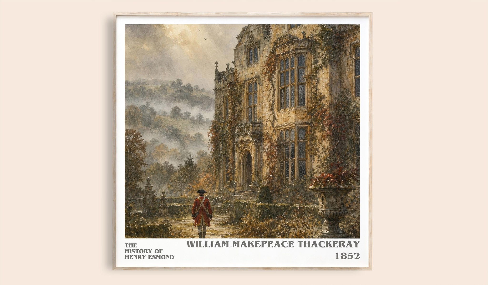 History Of Henry Esmond Literary Art Print by W. Thackeray