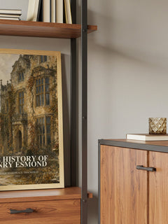 The History Of Henry Esmond book watercolour illustration paper finish options – matte satin gloss