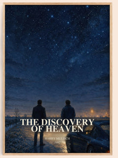 The Discovery of Heaven watercolour book poster by Harry Mulisch – framed literary art print