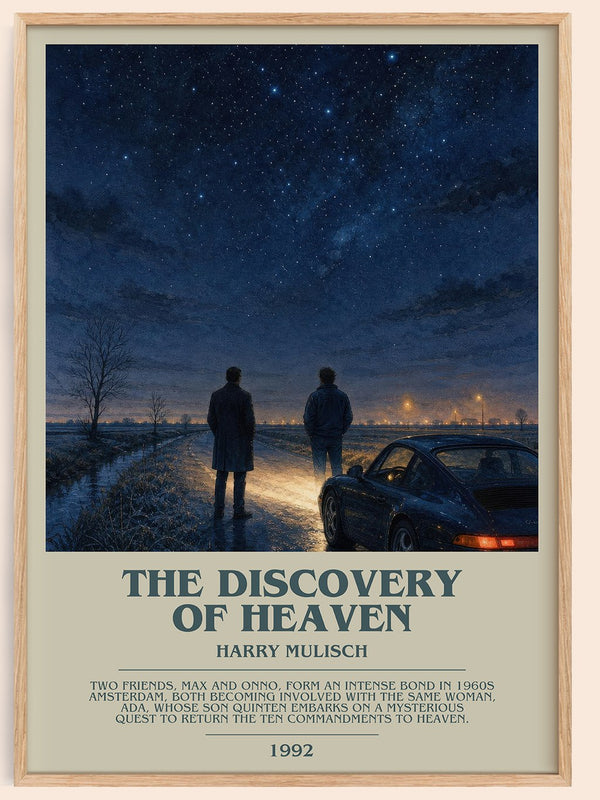 The Discovery of Heaven Bookish Wall Art by Harry Mulisch – framed poster