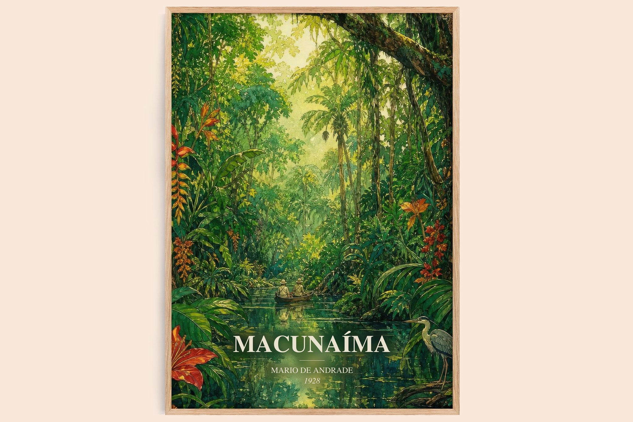 Macunaíma Book Watercolour Illustration by Mario de Andrade