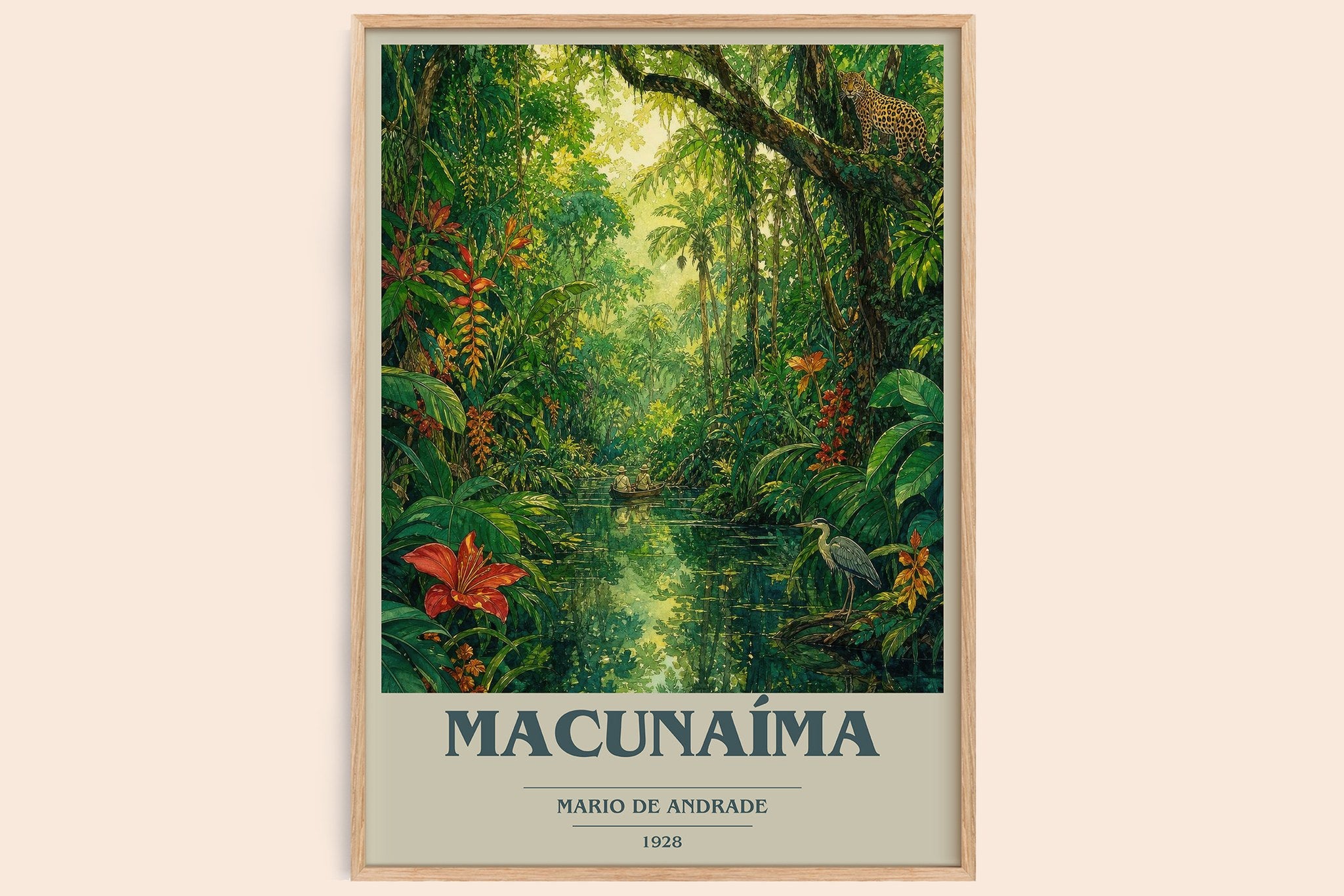 Macunaíma Book Cover Poster by Mario de Andrade