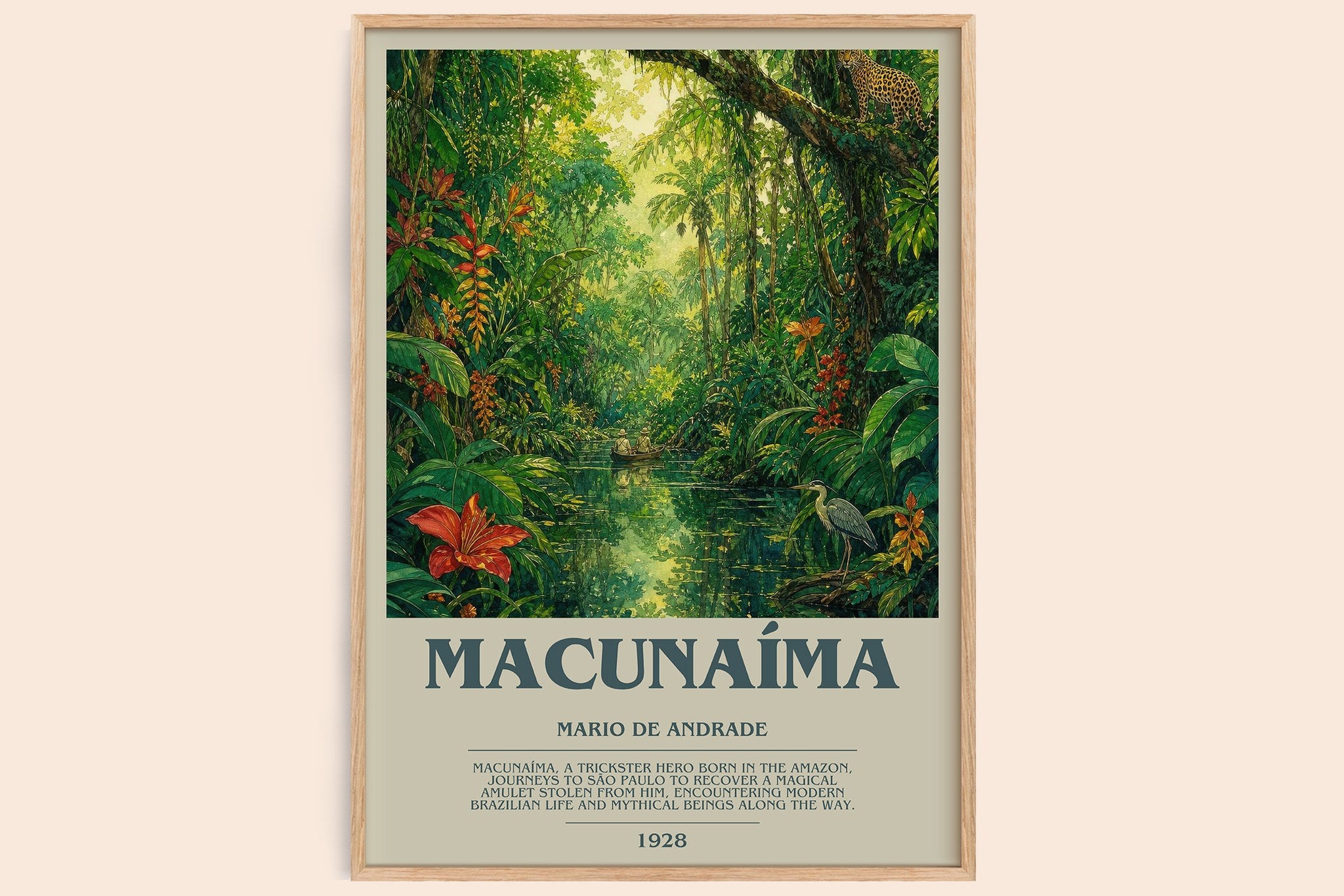 Macunaíma Bookish Wall Art by Mario de Andrade