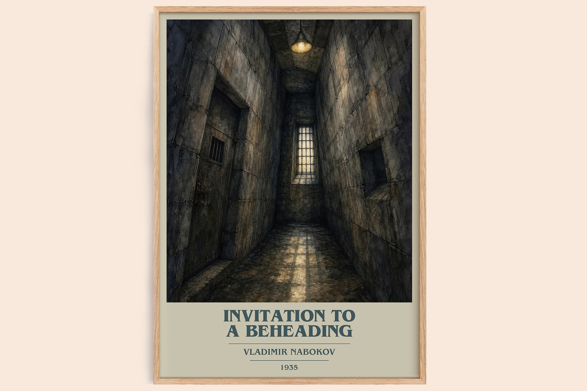 Invitation To A Beheading Book Cover Poster by Vladimir Nabokov