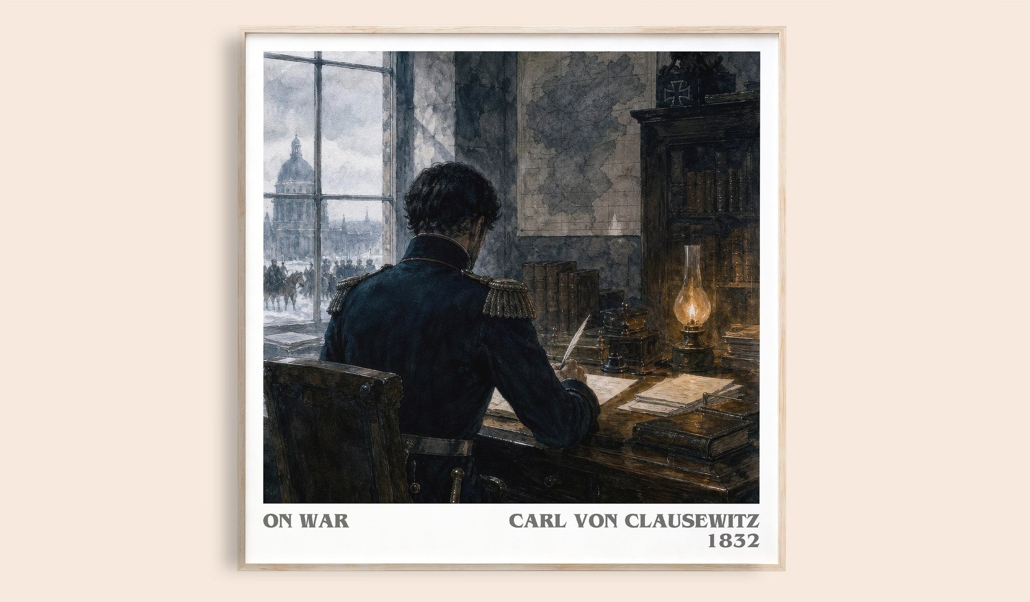 On War Literary Art Print by Carl Von Clausewitz
