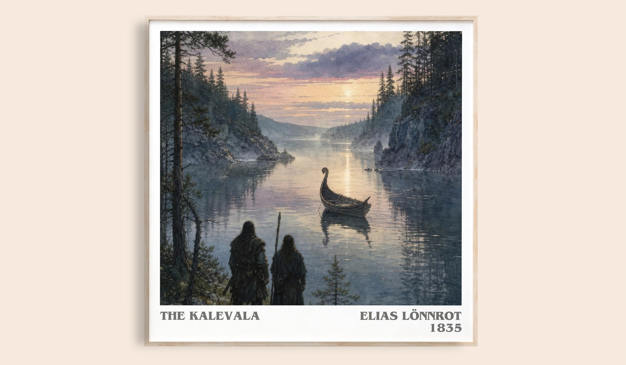 The Kalevala Literary Art Print by Elias Lönnrot