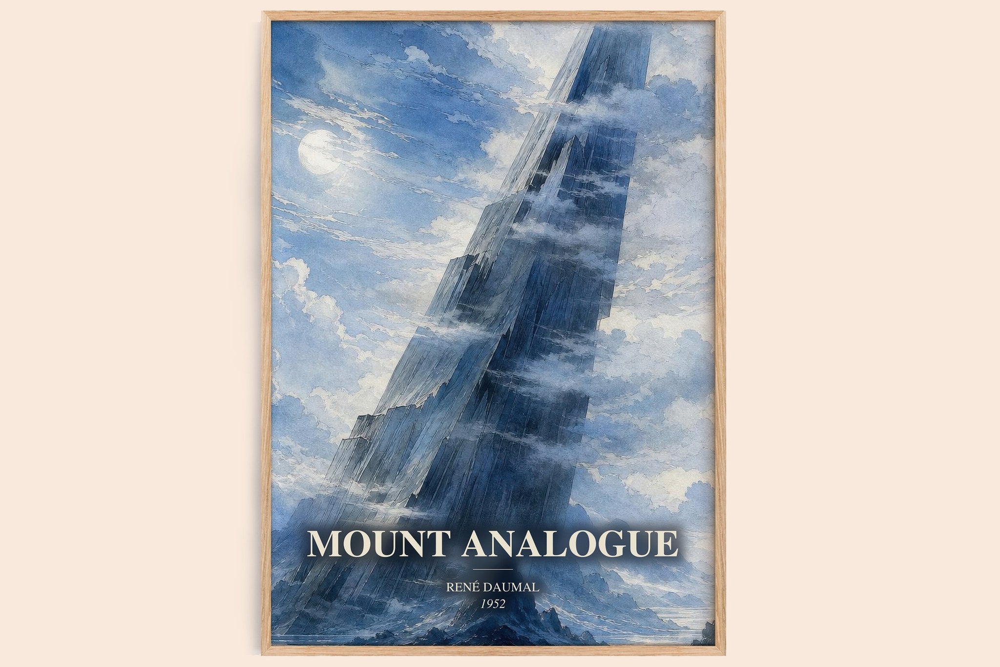 Mount Analogue Book Watercolour Illustration by René Daumal