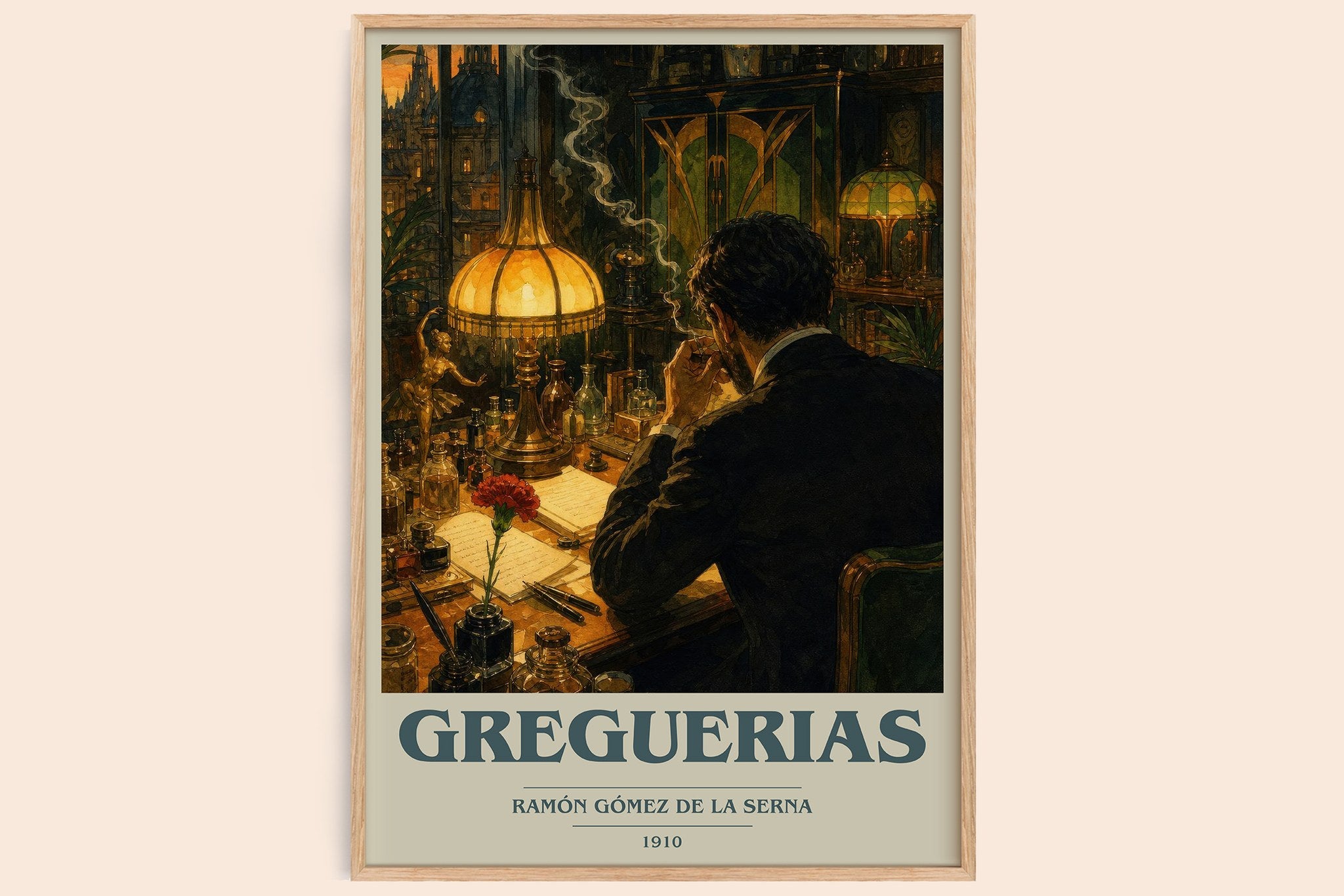 Greguerias Book Cover Poster by Ramón Gómez de la Serna