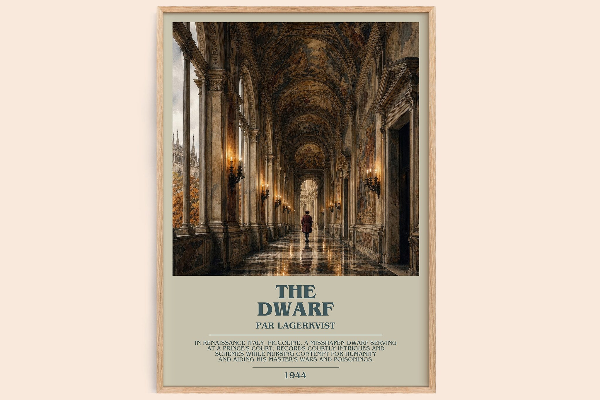 The Dwarf Bookish Wall Art by Par Lagerkvist