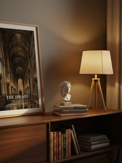 The Dwarf watercolour print on bookshelf – Par Lagerkvist fan gift